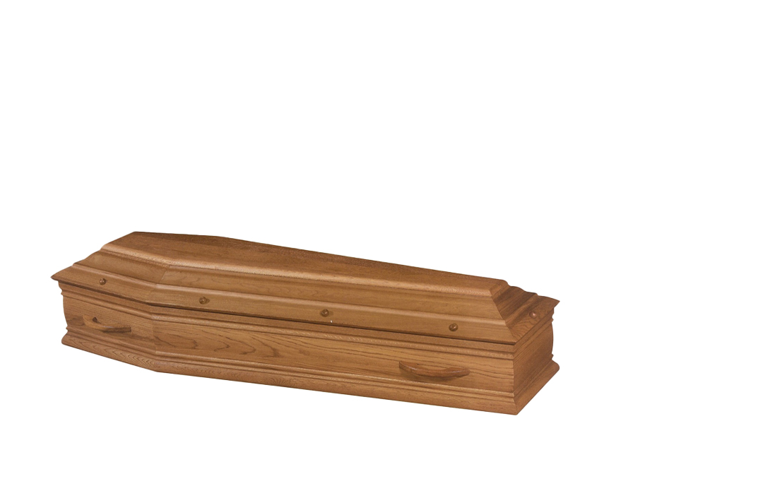 Cercueil en chêne massif
