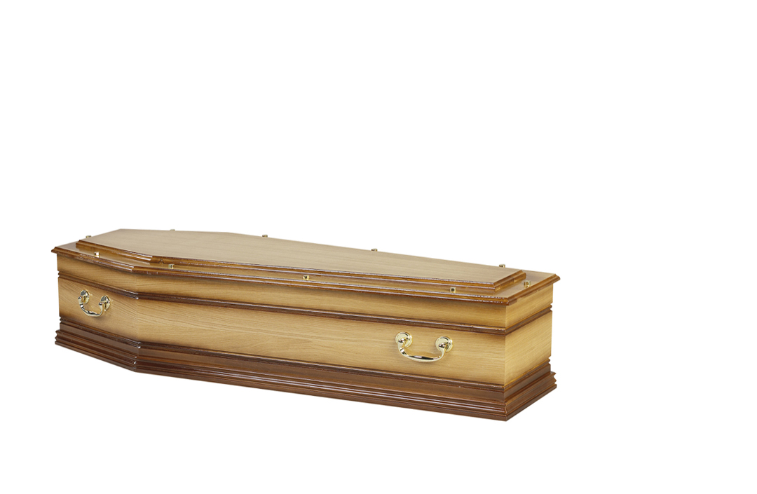 Cercueil Classique Ombre Chene Massif