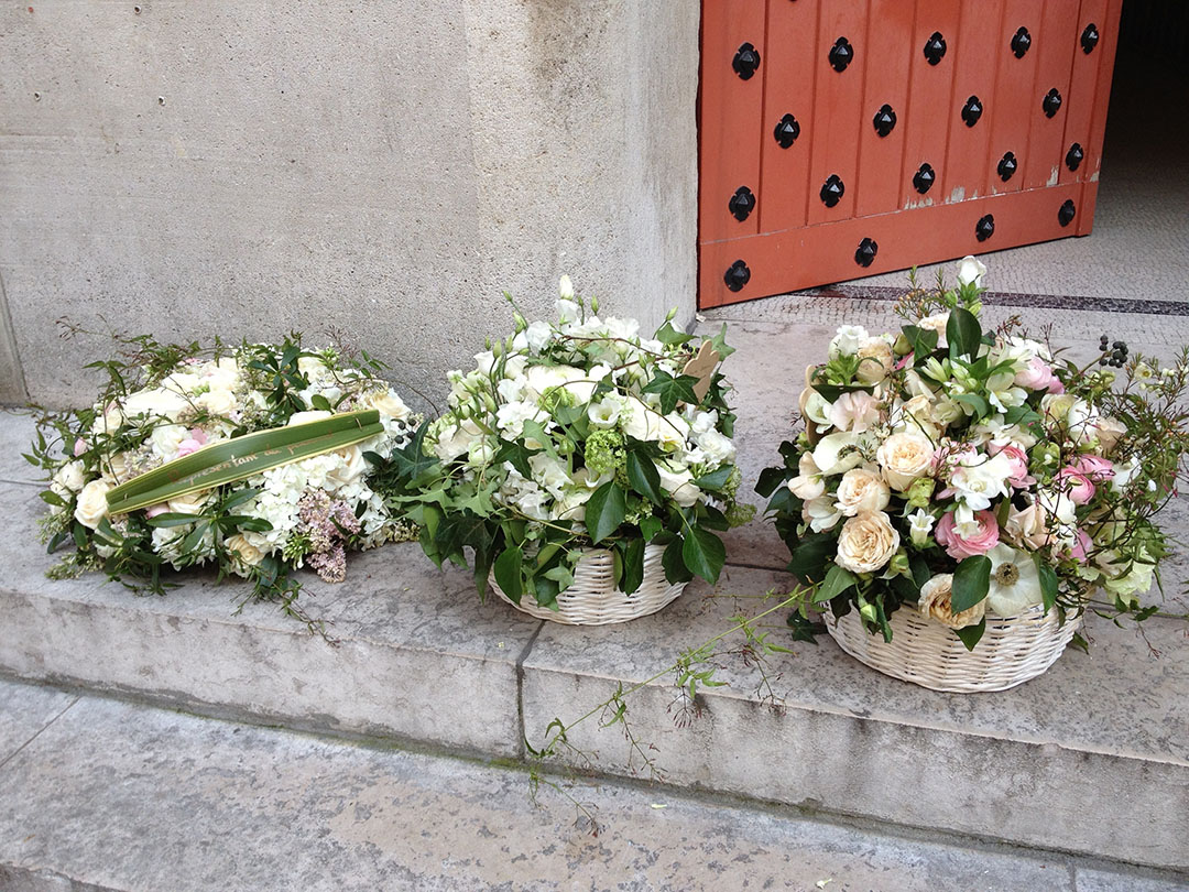 Corbeilles De Fleurs Hortensias Obseques