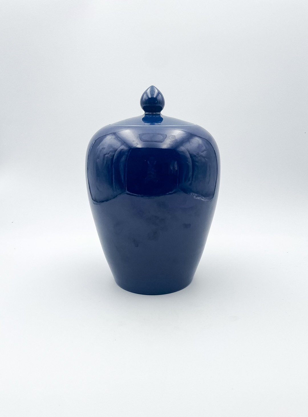 Urne Funeraire Ceramique Bleu Roi