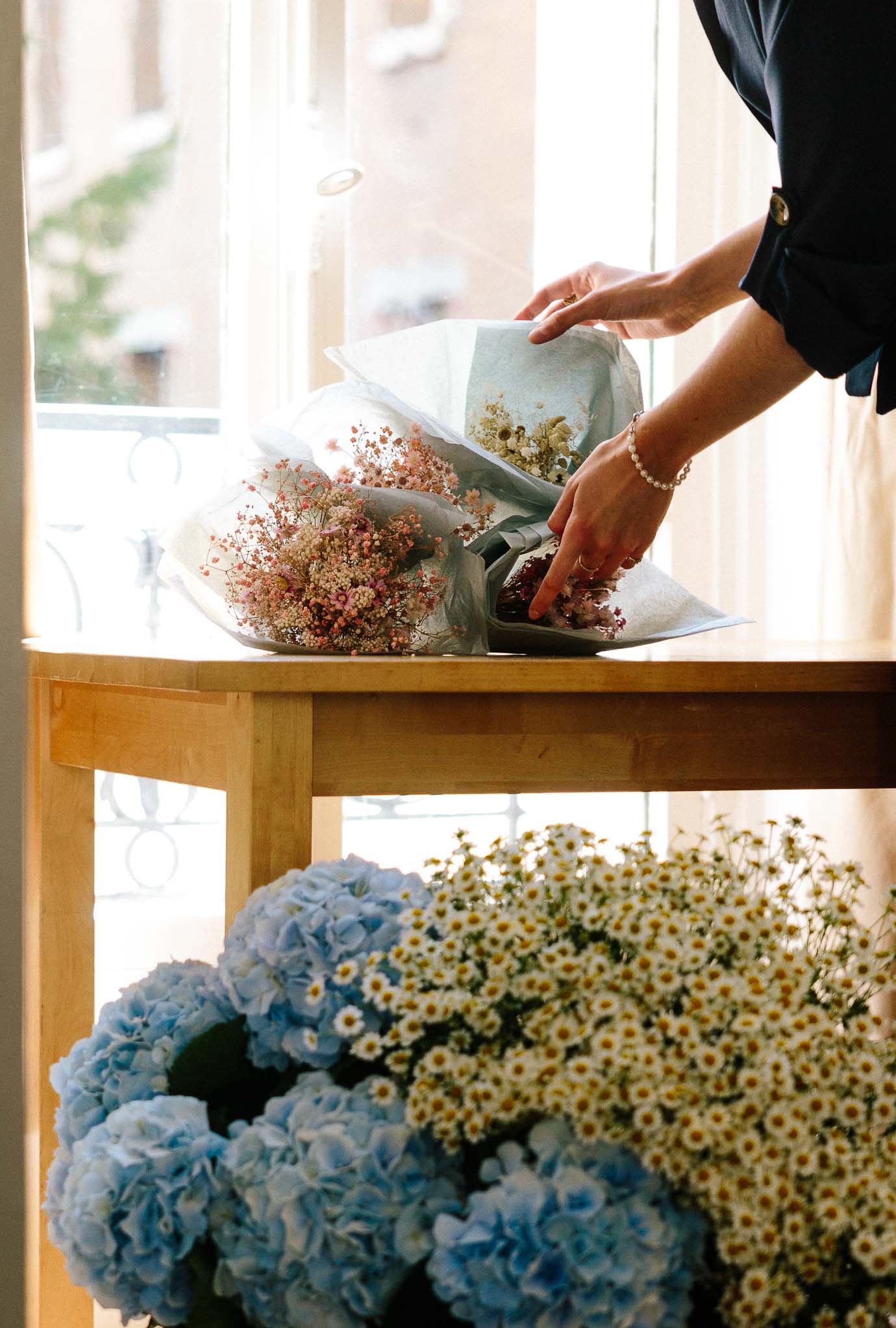 Fleurs pour obsèques personnalisées, pompes funèbres L'autre rive